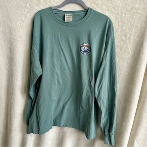 Steamboat Colorado Men's Green Long Sleeve T-shirt Size‎ Large